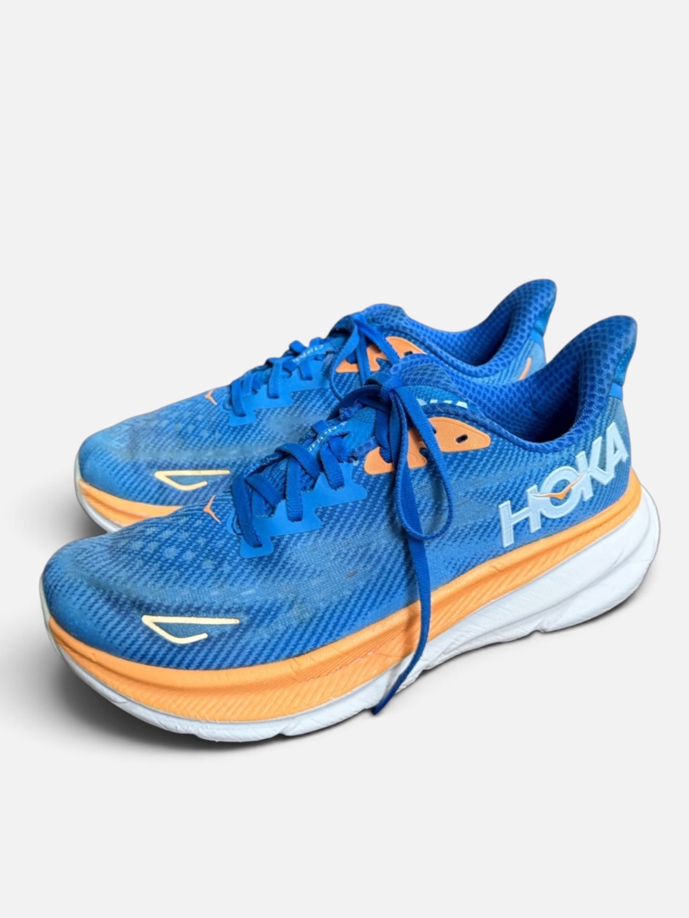 HOKA Clifton 9 Running Shoes Unisex Mens 7.5/womens 9 in Coastal Sky/All Aboard - Picture 6 of 10